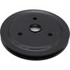 Black Steel Crankshaft Pulley Single-Groove SWP Short Water Pump - Compatible with Small Block Chevy SBC 262 265 267 283 302 305 307 327 350 400