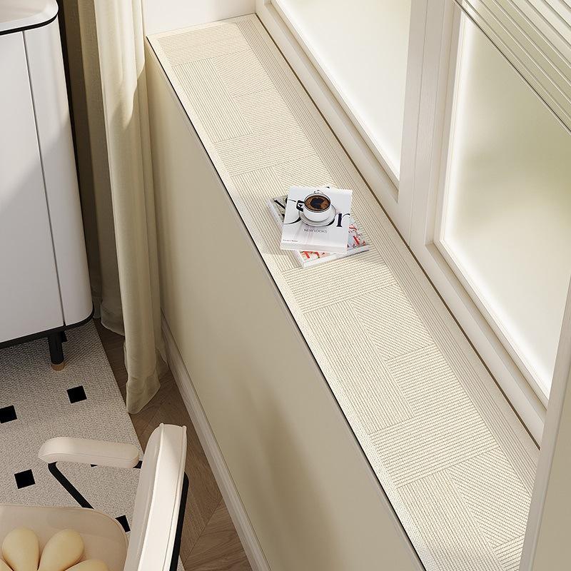 Cojín para alféizar de ventana, cojín para mirador, cojín estrecho para borde de ventana de transformación, decoración de balcón antideslizante y a prueba de polvo