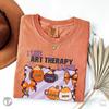Halloween Art Therapy Shirt, Autumn Art Therapist Tee, Counselor Tee, Art Therapy T-Shirt