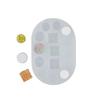 24TE Moon Cake Molds Multi-shaped Bean Pastes Mini Cake Silicone Mold DIY Resin Mould