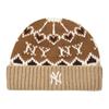 MLB Contains Wool Knitted Beanie Hat Unisex Brown Fashion 3ABNBM546-50CAL
