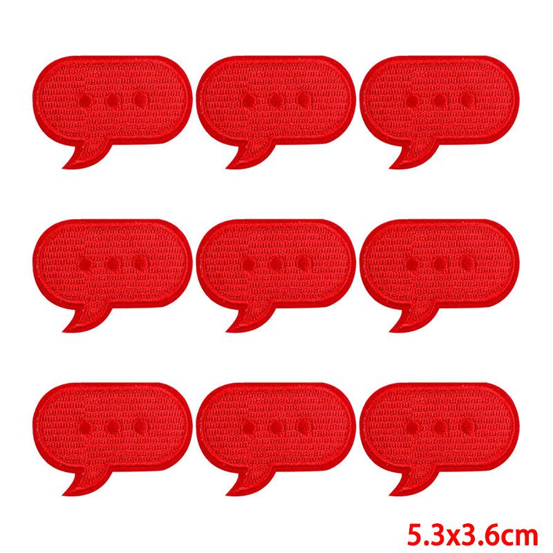 10 Pcs/lot Wholesale Embroidery Patch Iron On Patches For Clothing Patches On Clothes Jackets Decor Applique Sew Supplies