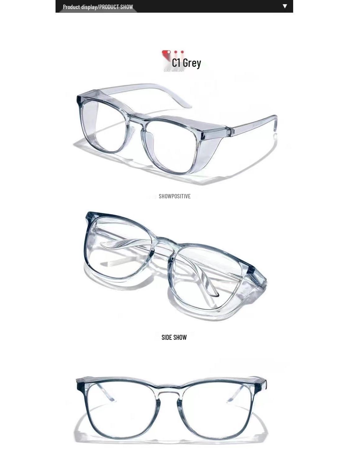 

Anti-Pollen Blue Light Blocking Moisturizing Adult Goggles - Windproof, Dustproof, Anti-Sand