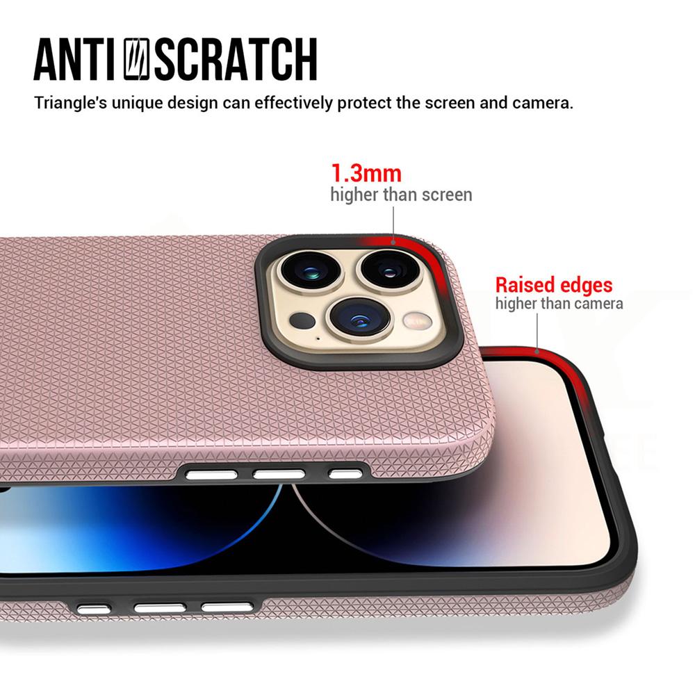 Vmax Nakładka Triangle Case Do Iphone 14 Pro 6,1" Różowo-Złota
