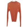 DENHAM Wool Blend Long Sleeve Sweater F Orange Knit Women Used