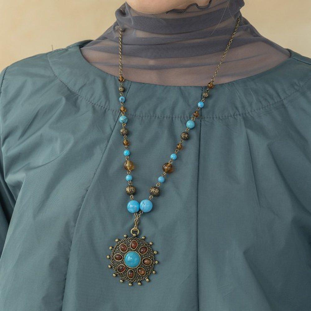 [Dearmami] Five-Colored Sun Necklace / Women's Big Size