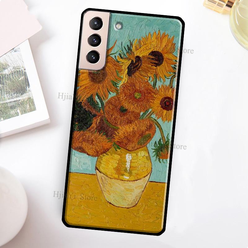 Van Gogh Art Oil Painting Case For Samsung Galaxy S22 Ultra S20 S21 FE S8 S9 S10 Note 10 Plus Note 20 Ultra Cover