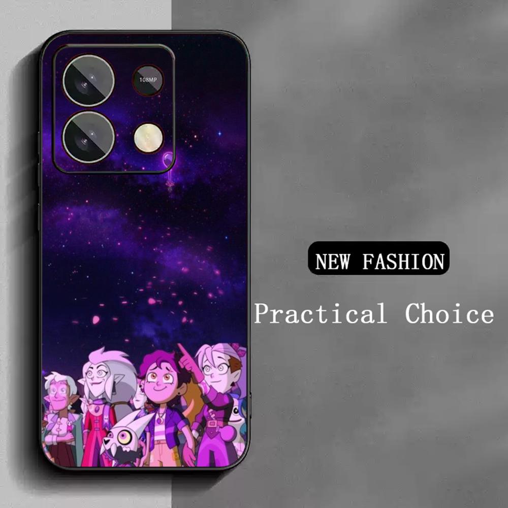 

Super Hot The Owl Houses cartoon Phone Case For Redmi Note 14 13 12 11 Pro Plus S 5G 14C A3 Soft Black Phone Cover Redmi Note 12 Pro 4G