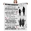 Holiday Gift For Daughter Flannel Blanket Bedroom Sofa Air Conditioner Blanket Nap Blanket