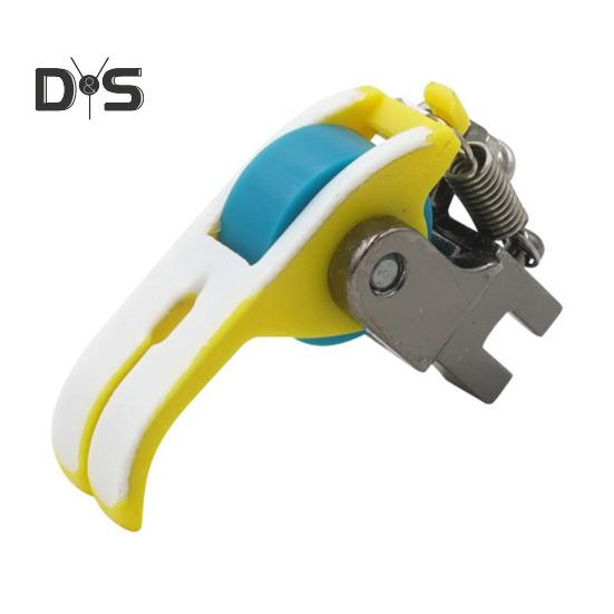 Rollsaum-Nähfuß für Nähmaschinen, unsichtbarer Reißverschluss, Saum-Nähfuß mit Rollsaumfuß für Heim- und Industrienäharbeiten