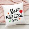 Personalized classic quote pillowcase home room decoration office seat living room sofa cushion cover gift 45x45cm