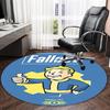 1pc NUKA-BOMBS Fallout1 Print Round Carpet Chair Round Carpet Suitable for Bedroom Living Room Home Decorative Carpet