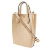 Gucci Super Mini Bag Handbag 790133 2WAYShoulder Jumbo GG Beige Leather Women Used