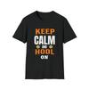 Keep Calm And HODL On Bitcoin Cotton T-Shirt Cryptocurrency Blockchain Tee