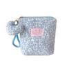 Winter Vintage Hand-held Plush Leopard-print Makeup Bag for Girls, Portable Skincare Storage Bag for Students, Small-sized Toiletry Bag for Students