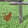 Cat Silhouette Garden Stakes Animal Decor Yard Lawn Outdoor Statue