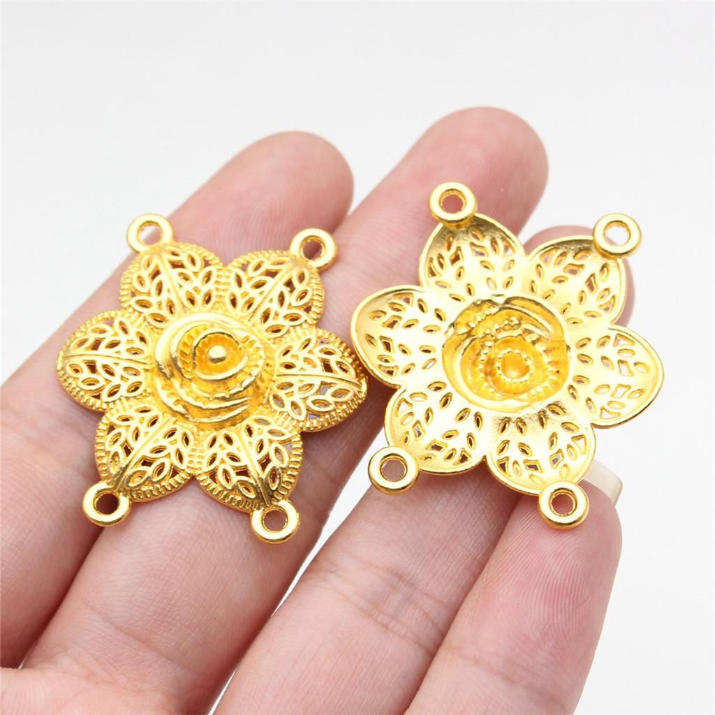 Accessories Parts Four-Hole Necklace Connector Wedding Jewelry Findings TA023