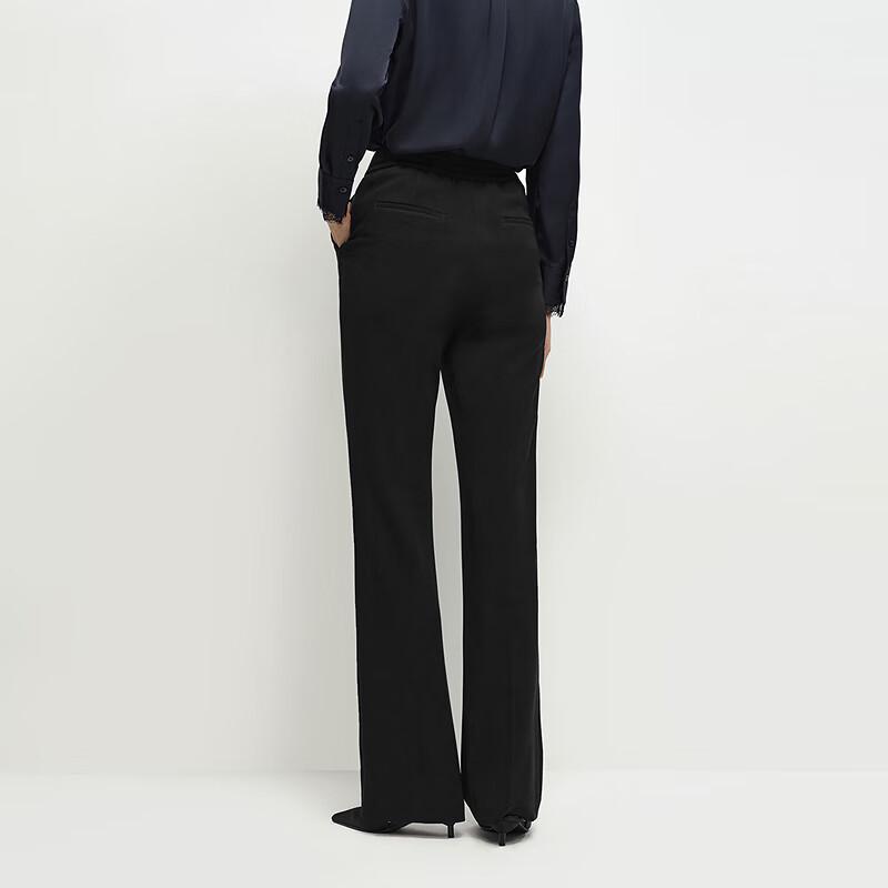 OVVOVV Women's Triacetate Bootcut Casual Pants