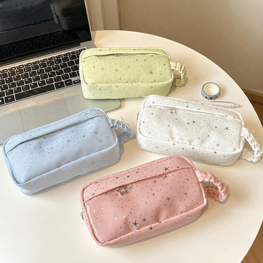 Portable Pen Bag Large Capacity Stationery Bag Kawaii Pencil Case  Students