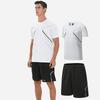 Plus Size Men's Quick-Drying Short-Sleeved Shorts Suit Sportswear Men's Leisure Sports Running Fitness T-Shirt Shorts Set Men