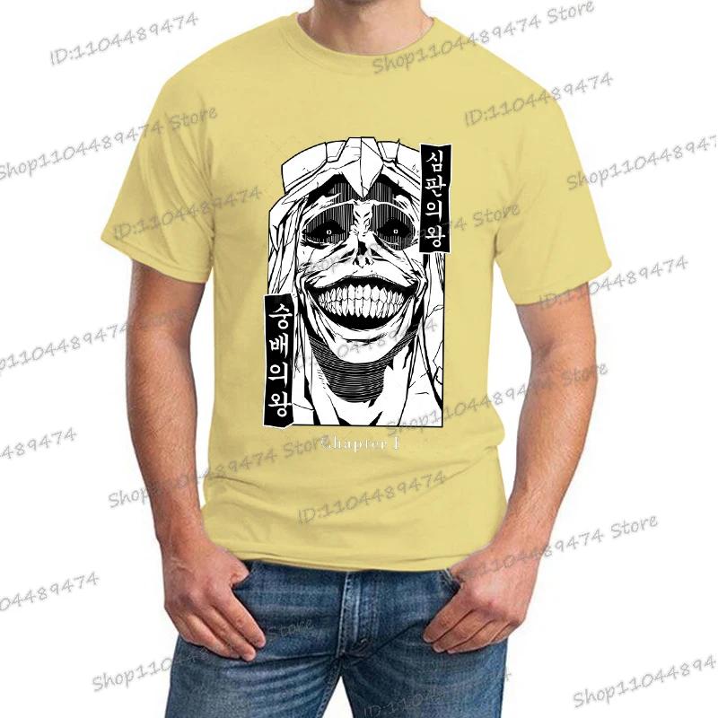 Anime T-Shirt Comic Solo Leveling Fashion Men's Clothing Short Sleeve Harajuku Sung Jin-Woo Tops Solo Leveling Unisex Streetwear