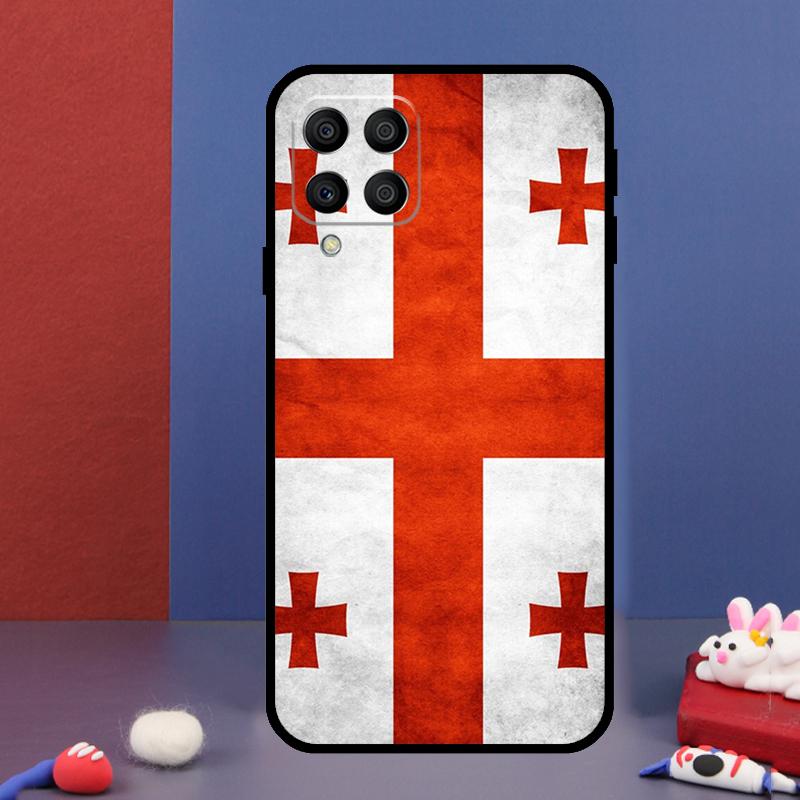 Georgia Flag For Samsung Galaxy M31 M51 M33 M13 M23 M53 M15 M55 M14 M34 M54 M20 M30s M32 M52 Phone Case
