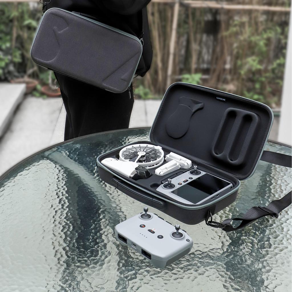 SUNNYLIFE FP-B978 For DJI Flip Drone Battery Remote Controller Carrying Case Storage Bag