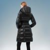 Tanboer Women's Mid-length Hooded Goose Down Puffer Coat 550790Z