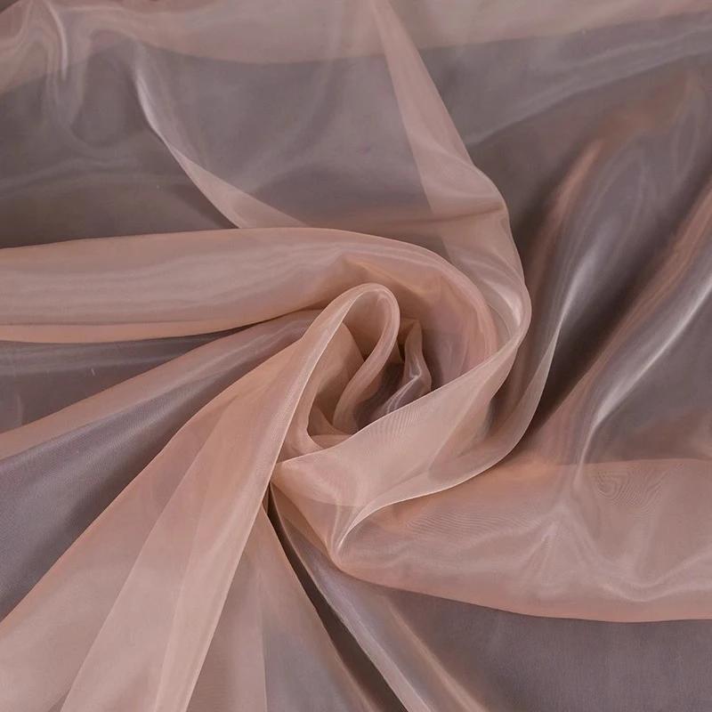 Breiter 160cm Verschlüsselter Gaze Organza Stoff Meterware Paillettenbesetzt für Bühnenröcke Hintergrund Nähen Dekoration DIY Glatt