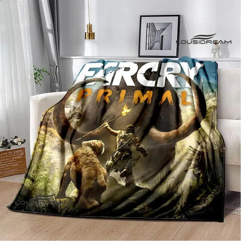 3D Game Farcry Cartoon Printed Blankets Flange Warm Blanket Soft and Comfortable Blanket Picnic Blankets Birthday Gift