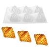 Non-Stick Croissant Mold 6-Cavity Baking Molds New Dessert Mold  Kitchen Bakeware