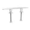 10in Flat Dock Cleat Deck Rope Holder Tie Down 316 Stainless Steel Accessory for Boat Yacht