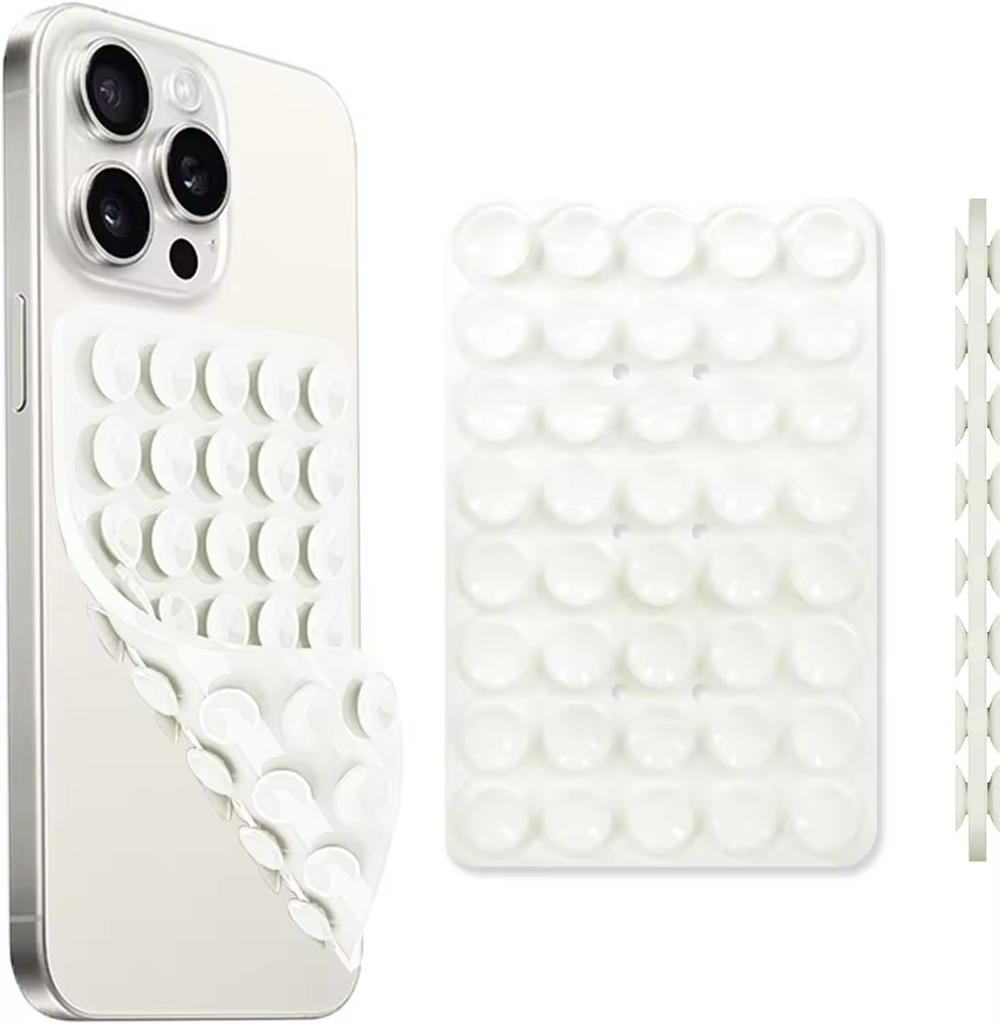 Silikonový držák na telefon s přísavkou oboustranný hands-free silný úchop pro selfie a videa pro iPhone Android