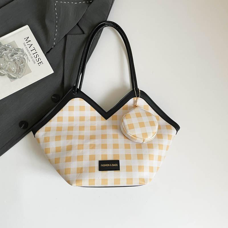 

Сумка-тоут большой вместимости, новая универсальная сумка-шоппер на плечо и подмышку, премиальная текстура