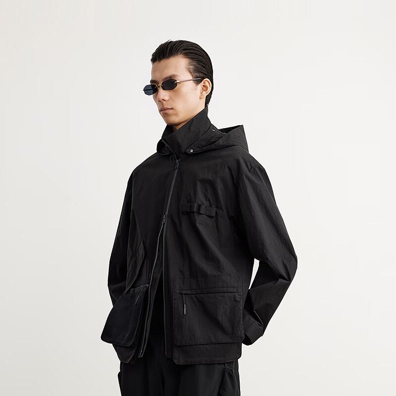 CROQUIS Men's 2025 Summer Loose Fit Hooded Jacket