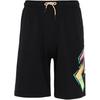 Printed Logo Drawstring Sports Shorts Kids Shorts Black JD2122011GS-001