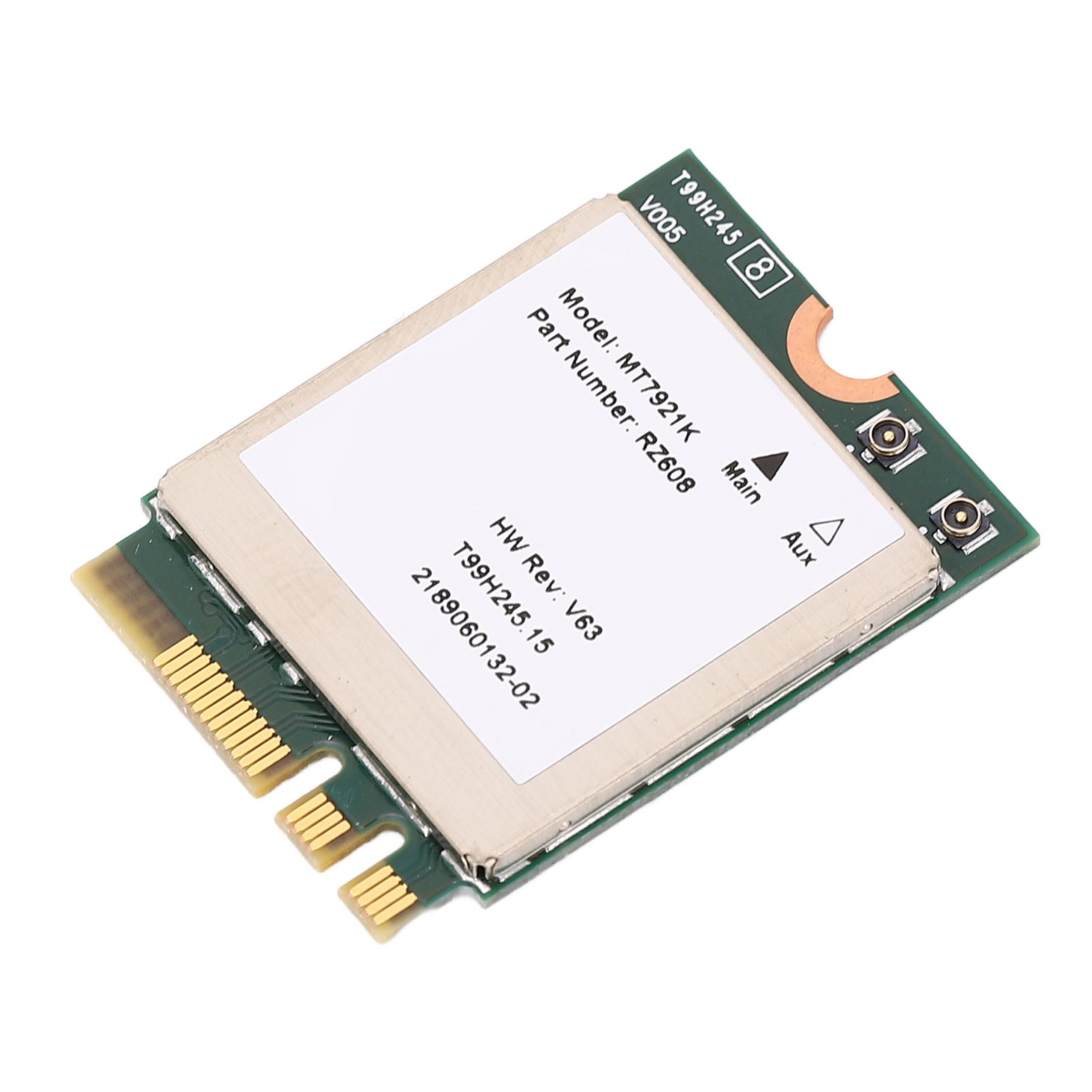 

Вбудована бездротова мережева карта WiFi MT7921K Gigabit 802.11ax Dual Band M.2 WIFI6