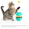 Cat Toy for Indoor Cats Wobble Treat Dispenser Ball Teasing Cat Stick Swaying and Wobbling Leaking Food Ball