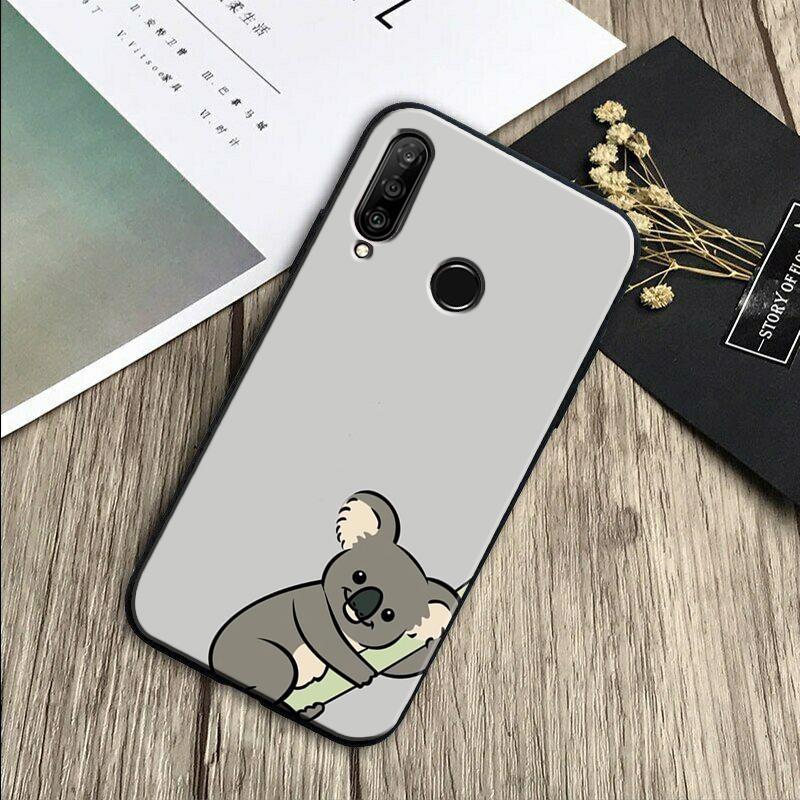 Cartoon Painting Animal Koala For Huawei Nova Y70 Y91 Y61 Y72 Y73 Y90 Y60 3i 7i 8i 11 12i 9 10 SE P20 P30 Pro P40 Lite Case