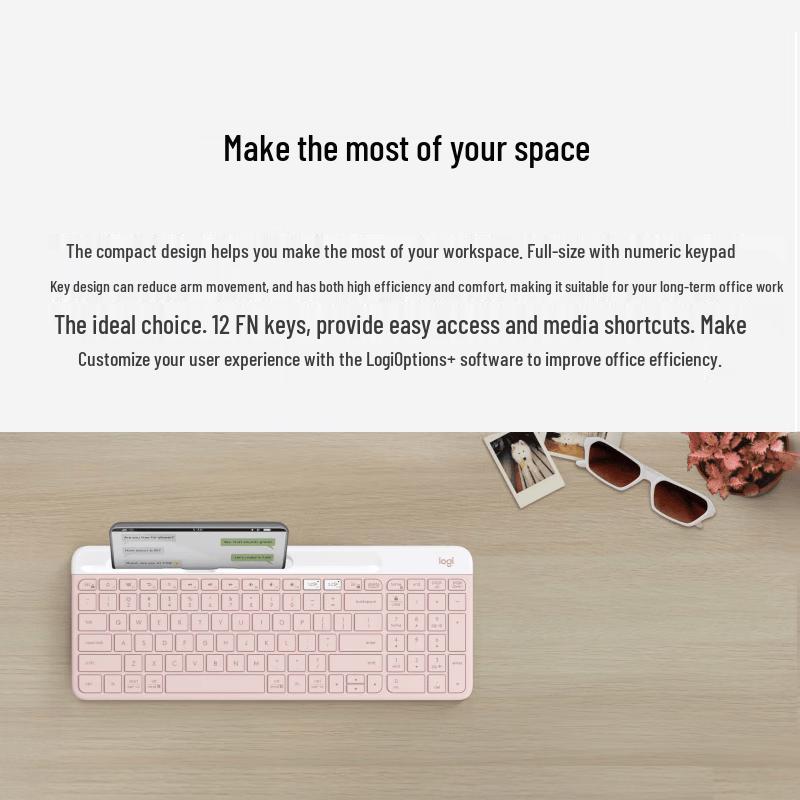 Logitech K580 Wireless Bluetooth Slim Keyboard