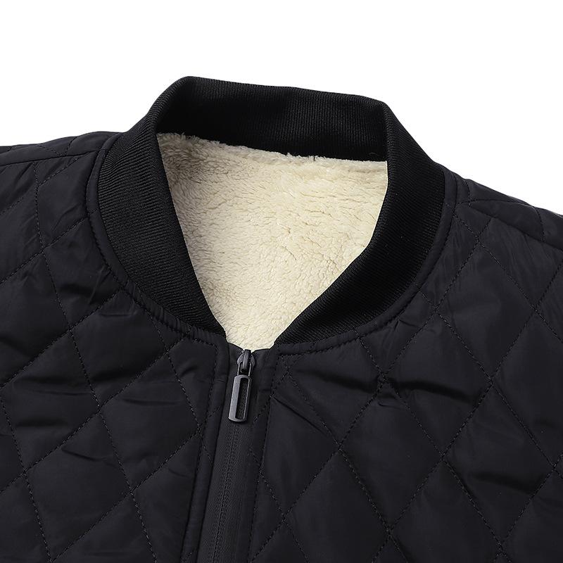 Winter Warm Cotton Jacket Men's Baseball Collar Jacket