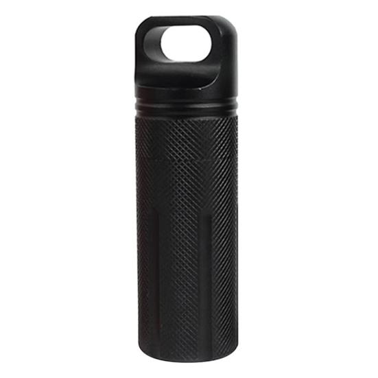 Waterproof Mini Aluminum Pill Box Case Bottle Holder Outdoor Emergency Container