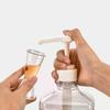 Domowy Dozownik Płynów 1600 ml Ze Skalą Syrop do Kawy Pszczela Butelka z Kroplomierzem z Głowicą Dyszy z Pompką Hydrauliczną Kuchenny Słoik na Miód Pojemnik