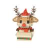 Christmas Cartoon Building Block Figurines, Snowmen, Micro-Particle Toy Gifts