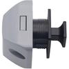 Heavy-duty Push Button Latches for Cabinets And Boats, Black Gray