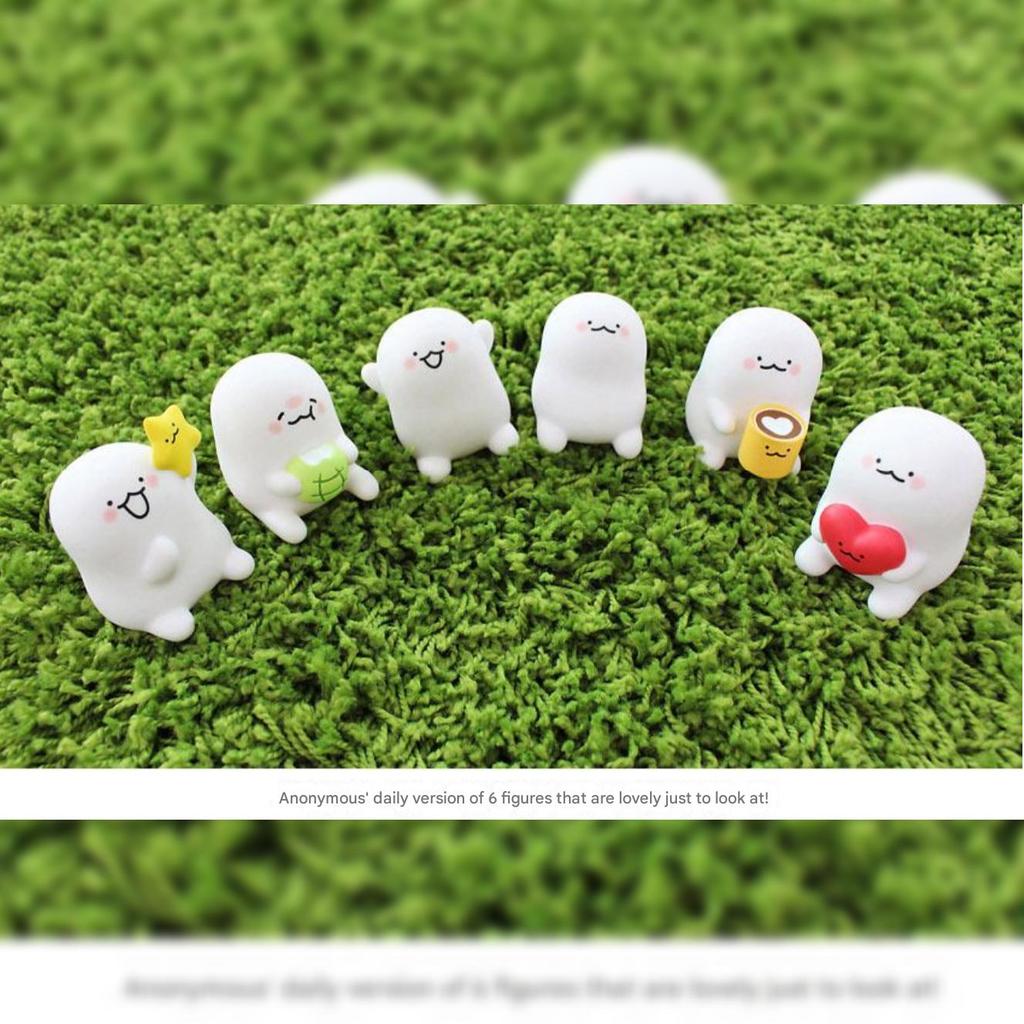 Anonymous Figure 6 Types Full Set [Cute Anonymous Mini Kidult Toy]