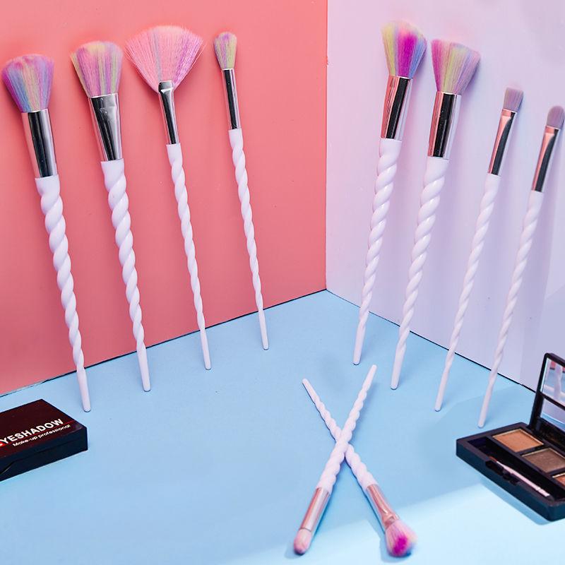 Základní štětec štětec na sypký pudr štětec na oční stíny vysoce hodnotný 10dílný kompletní set na make-up štětec na make-up s měkkými štětinami kosmetické nástroje