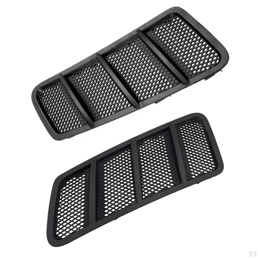 Front Vent Grille Cover, Direct Replacement, Black High Quality Performance for W166 Ml Ml350