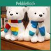 Adorable Plush Arctic Bear With Colorful Scarf Perfect For Kids Soft Toy Companion