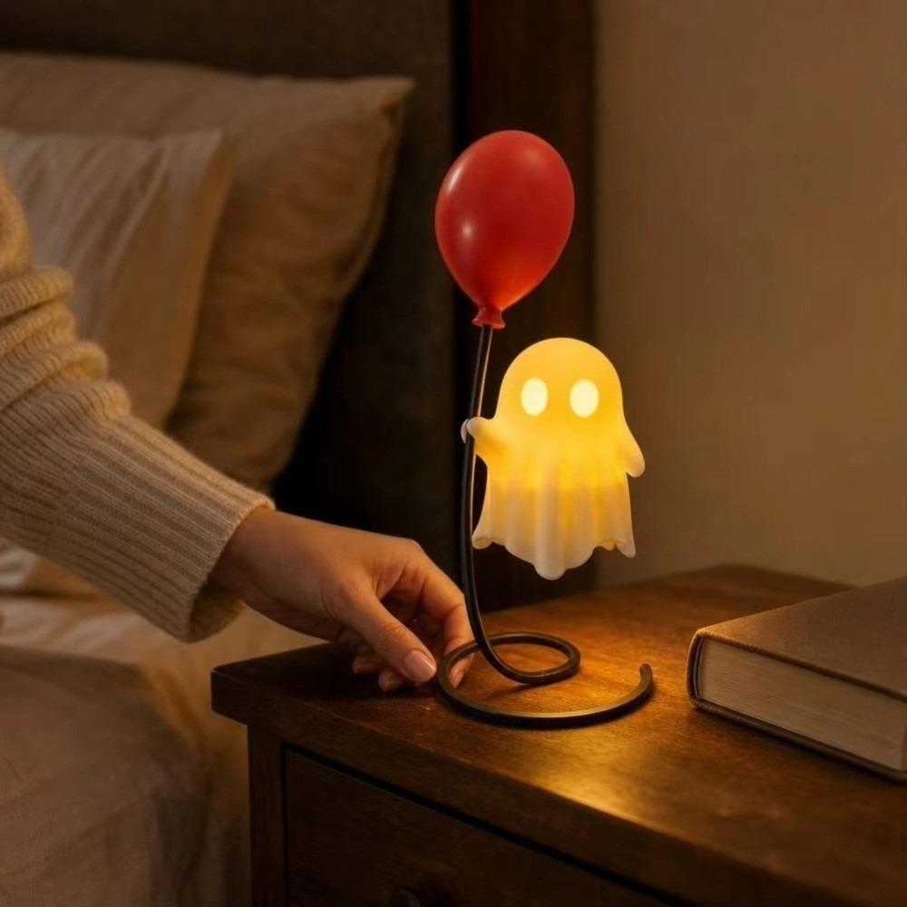 Halloween Vibe Spooky Ghost Night Light Courtyard Ornament LED Night Light party